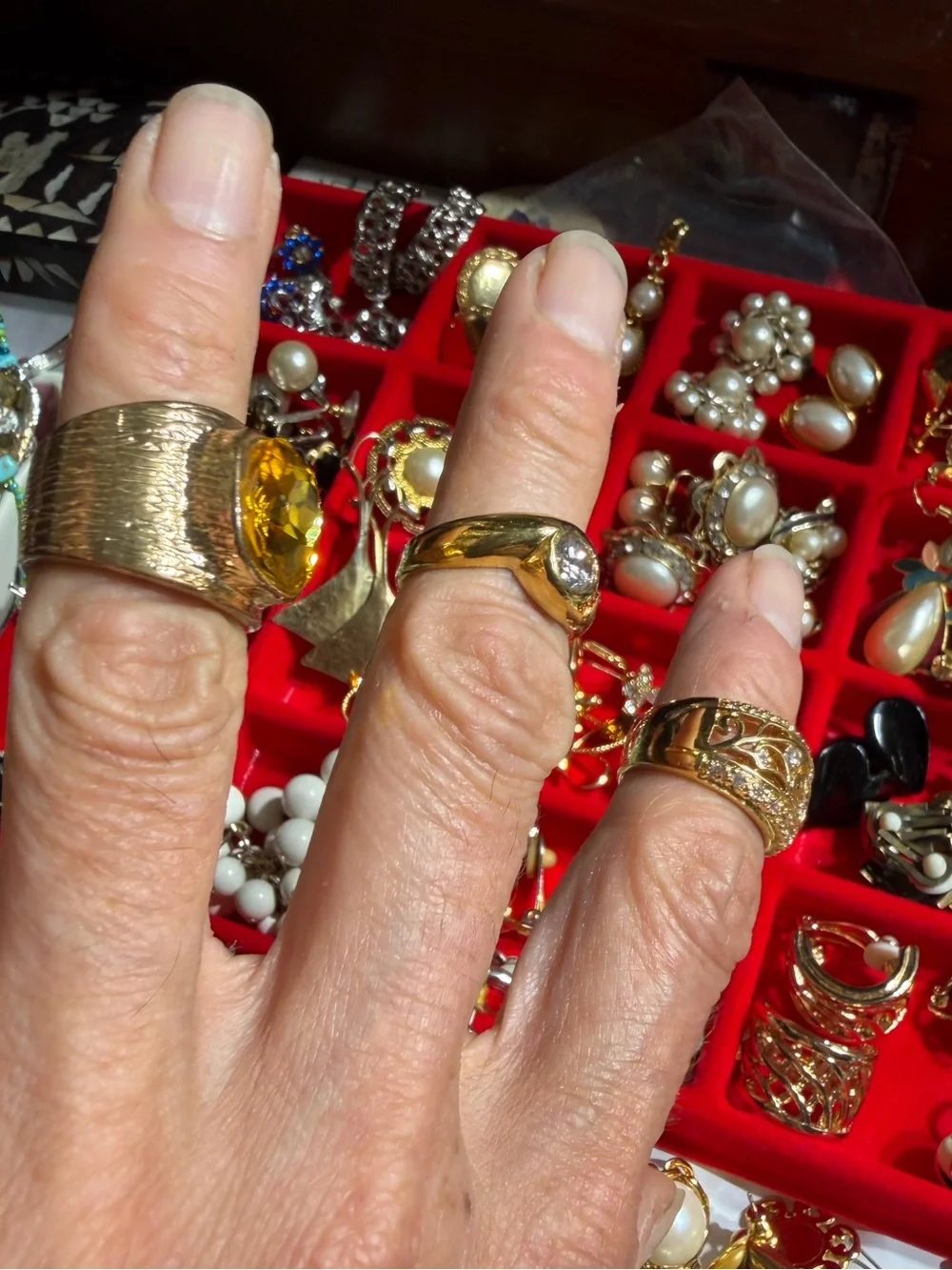 Three Rings For The Price Of One Sizes 6.75, 7, 7